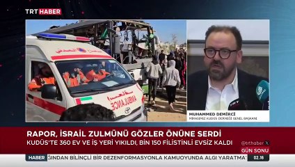 İsrail zulmünün belgesi Kudüs Raporu'nda