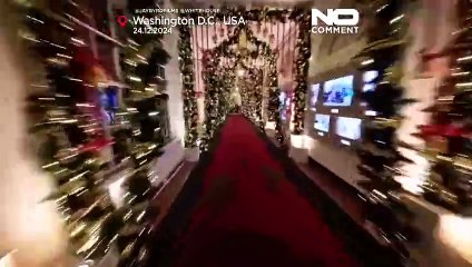 کاخ سفید را در شکوه تزئینات کریسمس تماشا کنید