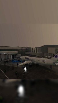 Passenger Boarding Bridge Arajet A320 at Heathrow Airport (LHR), London, United Kingdom #flying #flights #fly #flightlovers #Canada #USA #Japan #aviation #flying #FlyingLovers #aviationlovers