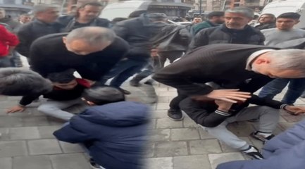 Telefon çalan hırsızı vatandaşlar yakaladı