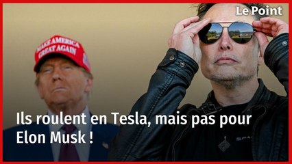Ils roulent en Tesla, mais pas pour Elon Musk !