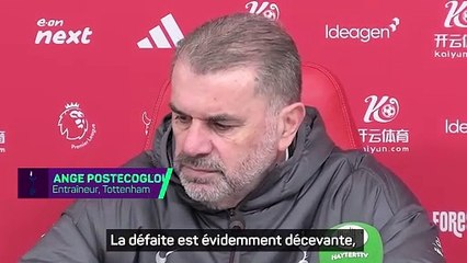 Postecoglou : C'est logique que mes joueurs ne soient pas au meilleur de leur forme"