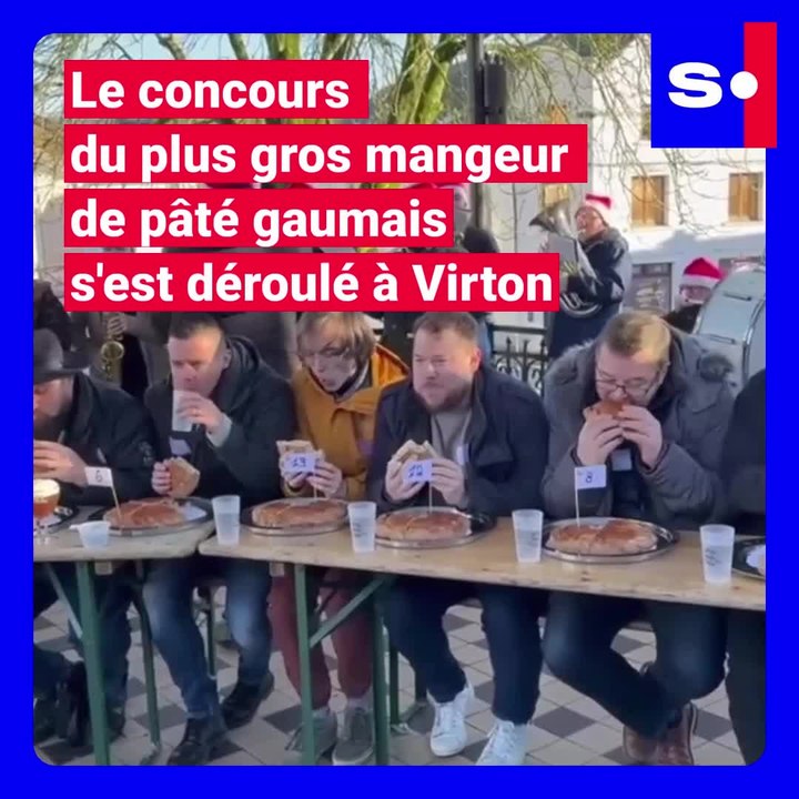 Concours du plus gros mangeur de pâté gaumais à Virton