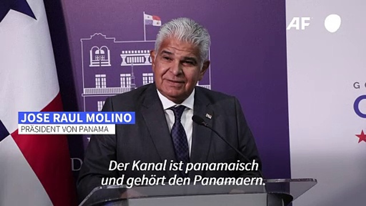 Panamas Präsident schließt Verhandlungen mit Trump über Kanal aus