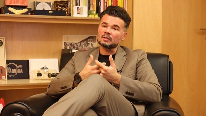 Gabriel Rufián: "Sin catalanes ni vascos igual la selección no ganaba ni a Senegal"