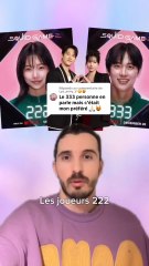 Les joueurs 222 et 333 sont les stars de Squid Game 2