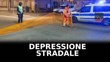 Piazza Bainsizza, depressione stradale preoccupa i residenti