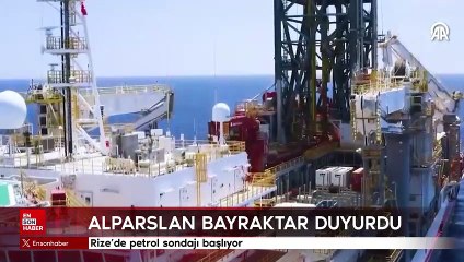 Alparslan Bayraktar duyurdu: Rize'de petrol sondajı başlıyor