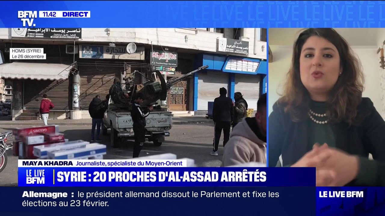 Syrie: "Bachar al-Assad n'est plus là, mais il y a tout l'appareil sécuritaire avec ces milliers d'hommes qui sont toujours organisés et armés", assure Maya Khadra (spécialiste du Moyen-Orient)