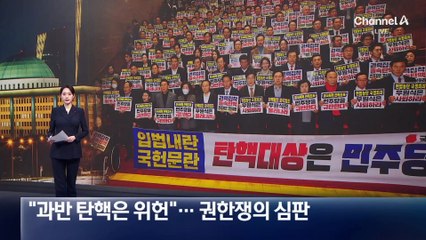 與 “과반 탄핵은 위헌”…권한쟁의 심판 청구