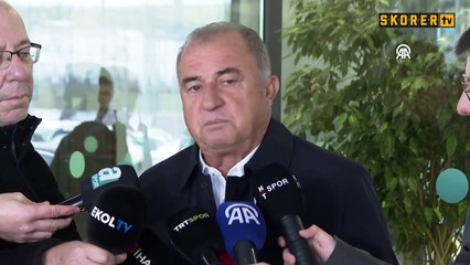 Fatih Terim, İstanbul Havalimanı’ndan Suudi Arabistan’a hareketi öncesi açıklamalarda bulundu