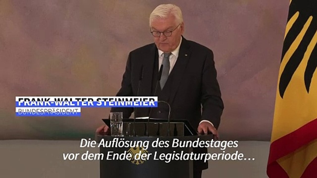 Steinmeier: unsere demokratie funktioniert