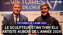 Le sculpteur Stan Thiri élu artiste aubois de l’année 2024 lors des Victoires de l'Aube