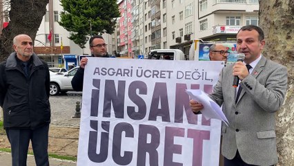 Sinop’ta Saadet Partisi’nden asgari ücret açıklaması
