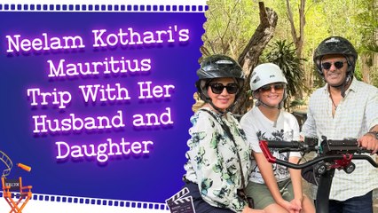 Neelam Kothari’s trip to Mauritius fulfils this promise she made to daughter Ahana