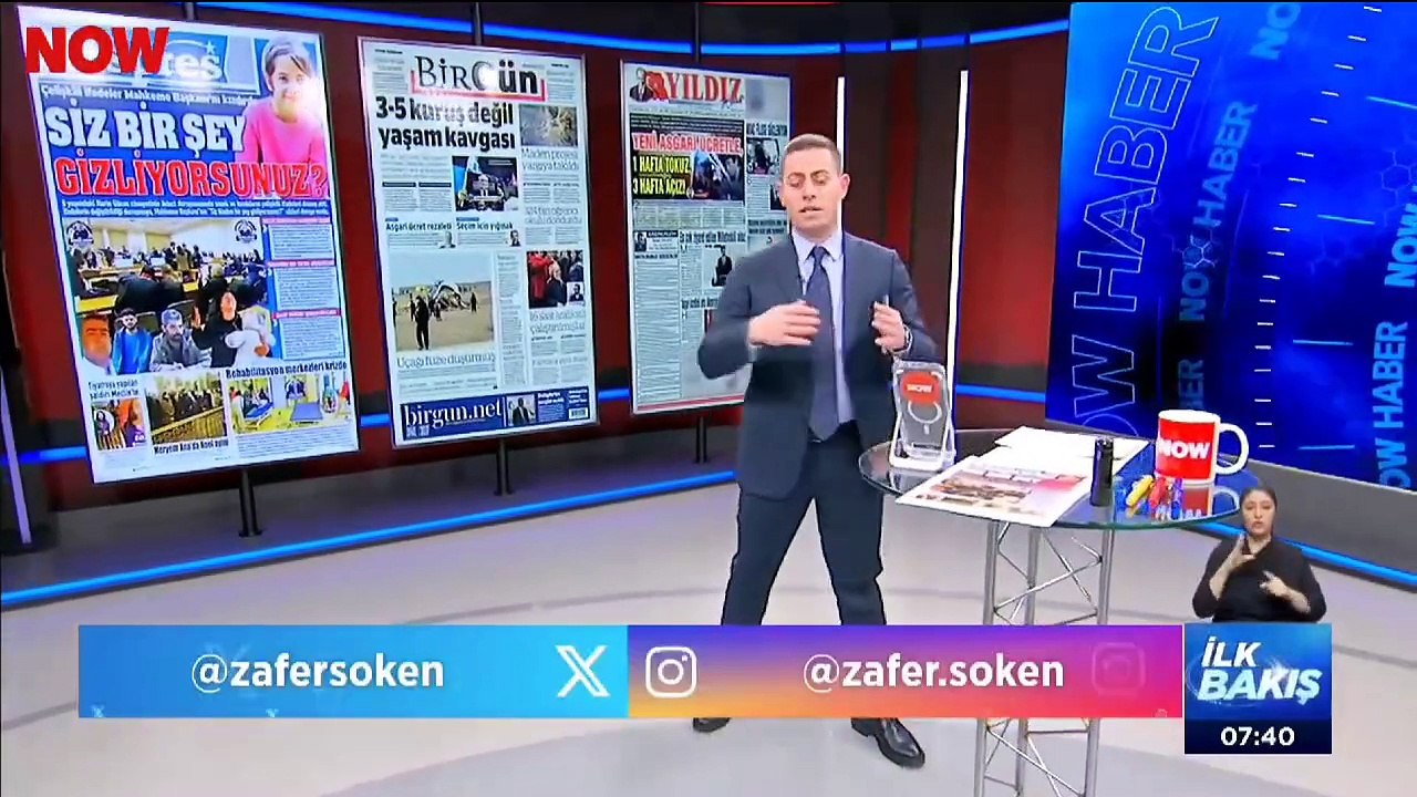 Gazetemiz @ekspreshaber_'in "Çelişkili ifadeler Mahkeme Başkanı’nı kızdırdı: SİZ BİR ŞEY GİZLİYORSUNUZ?" manşeti NOW Tv’de ZAFER SÖKEN ile İLK BAKIŞ programında.  @zafersoken  @nowhaber
