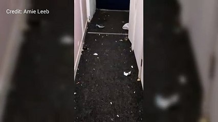 Inside Cliftonville block of flats which has become 'like a crack den'