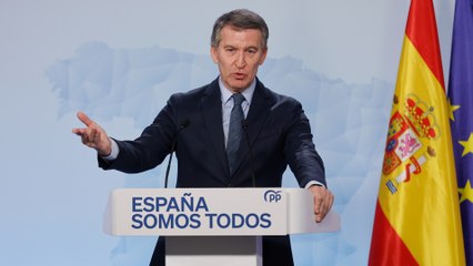 Feijóo: "El 2025 de este Gobierno transcurrirá entre los juzgados, Waterloo y quizá algo de Franco"