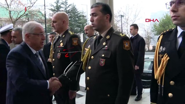 Bakan Güler ve TSK komuta kademesi Azerbaycan'ın Ankara Büyükelçiliği'ne taziye ziyaretine gitti