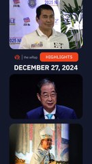 Today's headlines: Erwin Tulfo, South Korea, Basilan Bishop Dalmao | The wRap | December 27, 2024