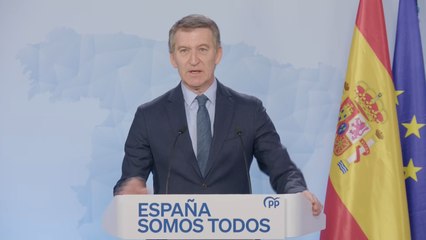Feijóo tilda de "bochorno" el año 2024 por la “colección de escándalos sin precedentes” que asedian al Gobierno.