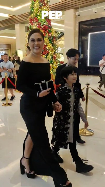 Judy Ann Santos, Lorna Tolentino arrive at the 50th MMFF awards night