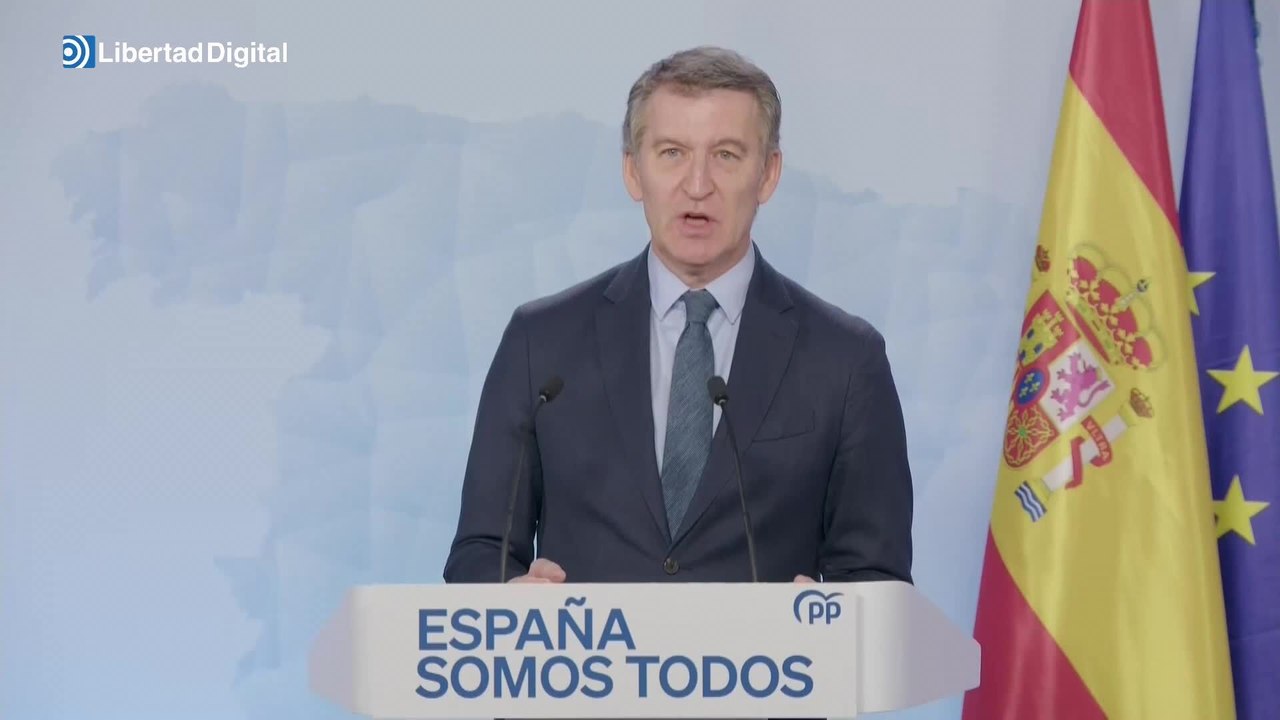 Feijóo asegura que 2024 ha sido un "bochorno" y una "colección de escándalos"