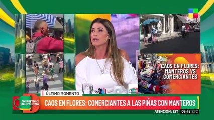 Caos en Flores: menteros, peleas y multitud de personas