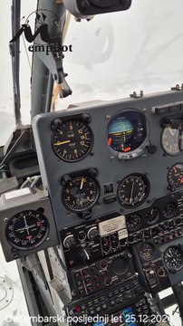 emGAZELA H-45 (SA342) Soko - Decembarski posljednji let Gazela Mahovljani LQBK Banja Luka S24+ 2024