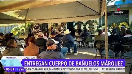 Entregan a familiares el cuerpo del subsecretario de Ganadería de Zacatecas