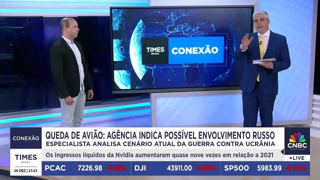 Queda de avião no Cazaquistão: agência indica possível envolvimento russo; Valdir Bezerra analisa