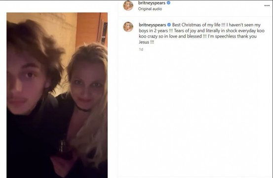 Britney Spears‘ Weihnachten: Sie trifft Söhne erstmals seit zwei Jahren wieder