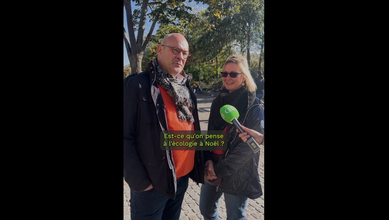 Micro-trottoir : est-ce que vous pensez à l'écologie à Noël ?