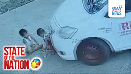 Magpinsang naglalaro sa kalsada, nagulungan ng taxi; 1 patay | SONA