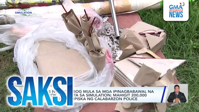 Lakas ng pagsabog mula sa mga ipinagbabawal na paputok, ipinakita sa simulation; mahigit 200,000 paputok, nakumpiska ng Calabarzon Police | Saksi