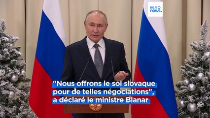 Ukraine : la Slovaquie confirme vouloir accueillir des négociations de paix