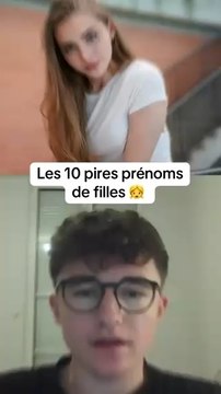 Les 10 pires prénoms de filles 👧 #prenom #prenoms #classement #quiz