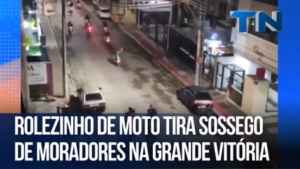 Rolezinho de moto tira sossego de moradores na Grande Vitória