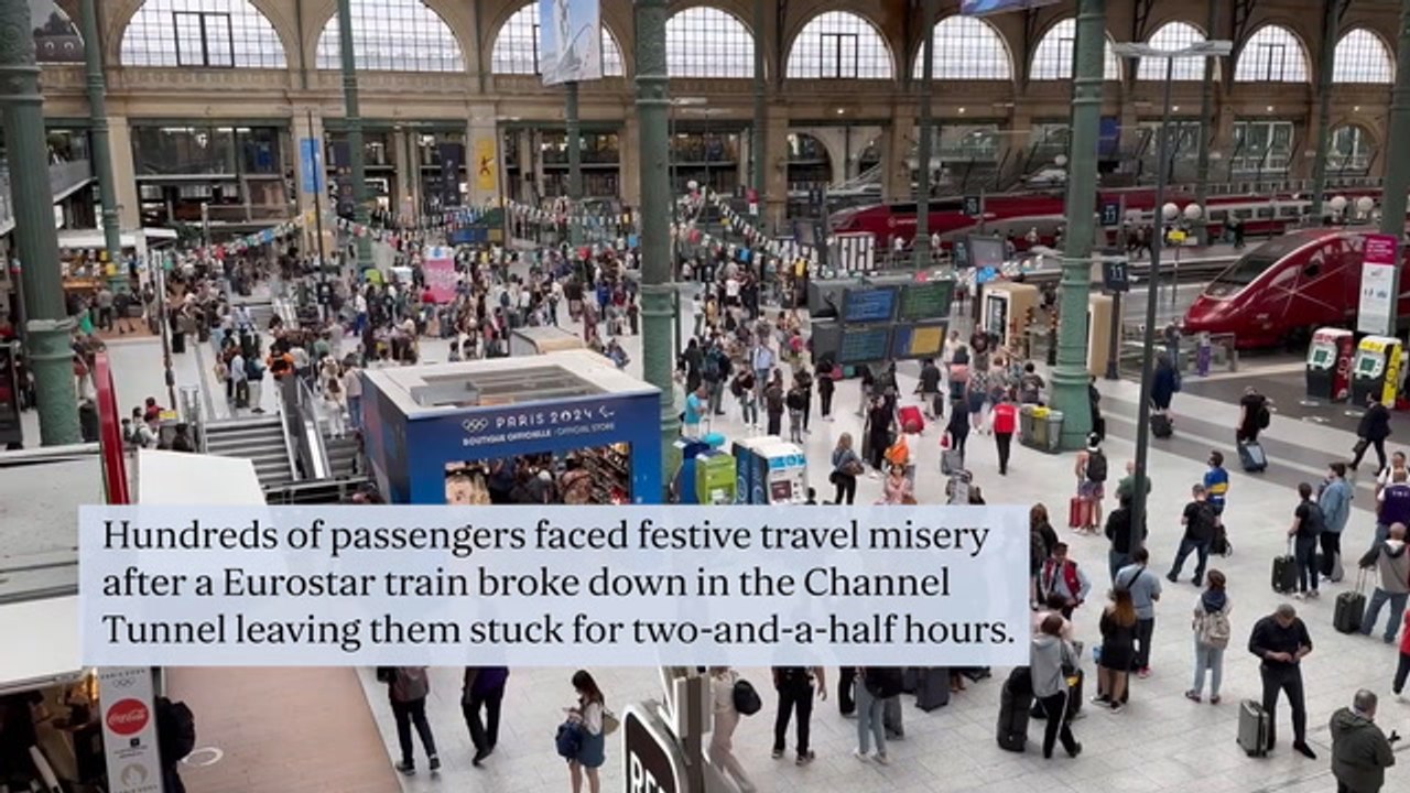 Eurostar chaos: Travel disruption as hundreds left stranded after London-Paris train breaks down in Channel Tunnel