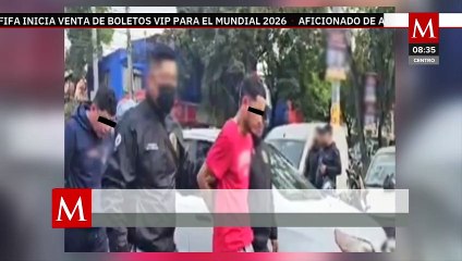 Detienen a extorsionadores en La Merced y a extranjero que transportaba drogas en el AICM