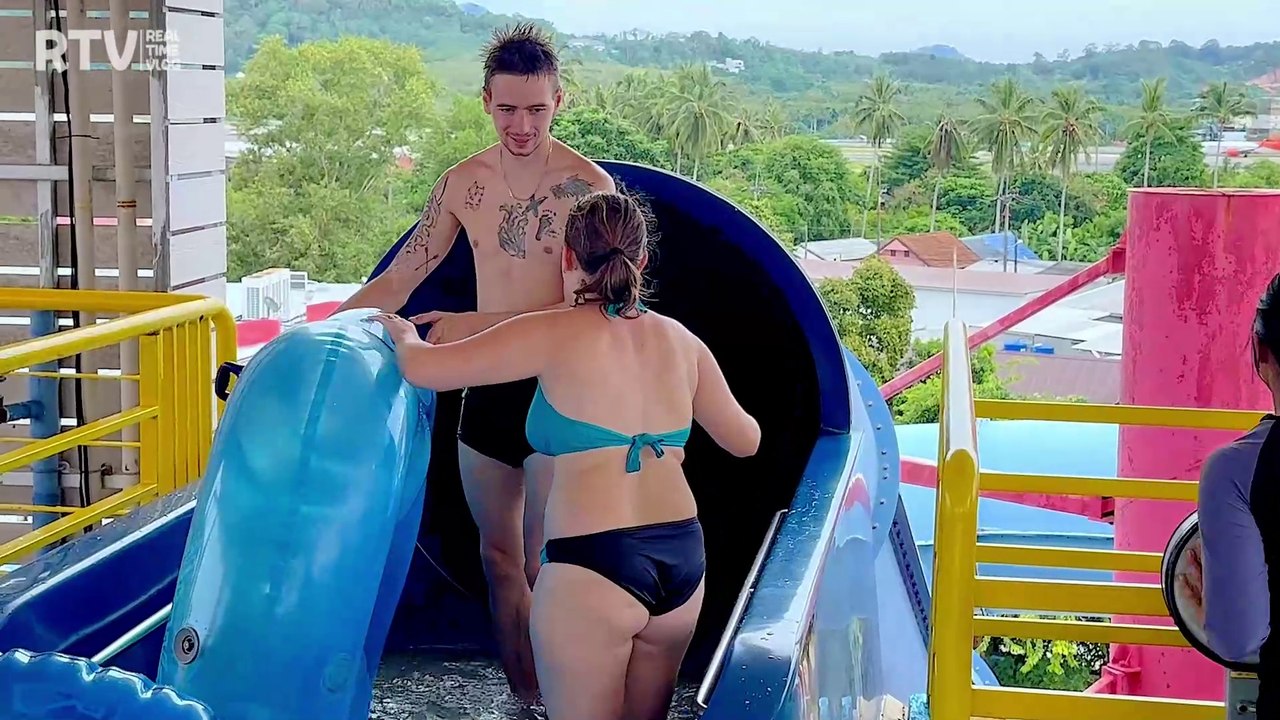 This Slide is Absolutely INSANE! 😱🌊 | Splash Jungle Water Park -  Phuket Thailand