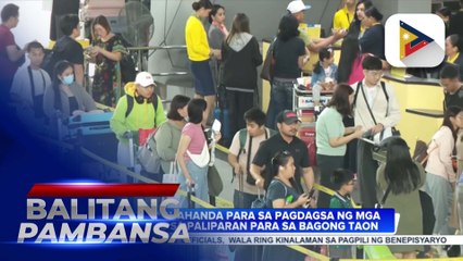 CAAP, naghahanda na sa pagdagsa ng mga biyahero sa paliparan para sa Bagong Taon