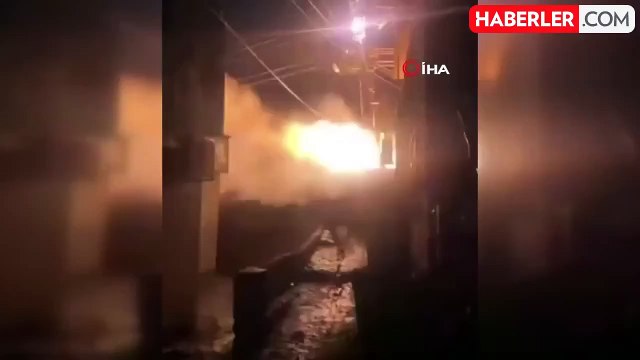 Dicle Elektrik Trafo Yangını Mardin Kızıltepe'de Meydana Geldi