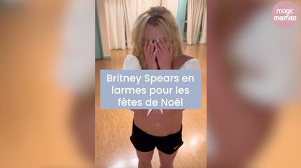 Britney Spears en larmes pour les fêtes de Noël