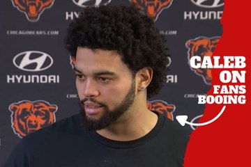 Caleb Williams speaks on Bears fans booing the team at Soldier Field