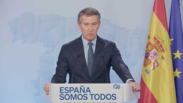 Feijoo critica al PSOE y VOX por igual