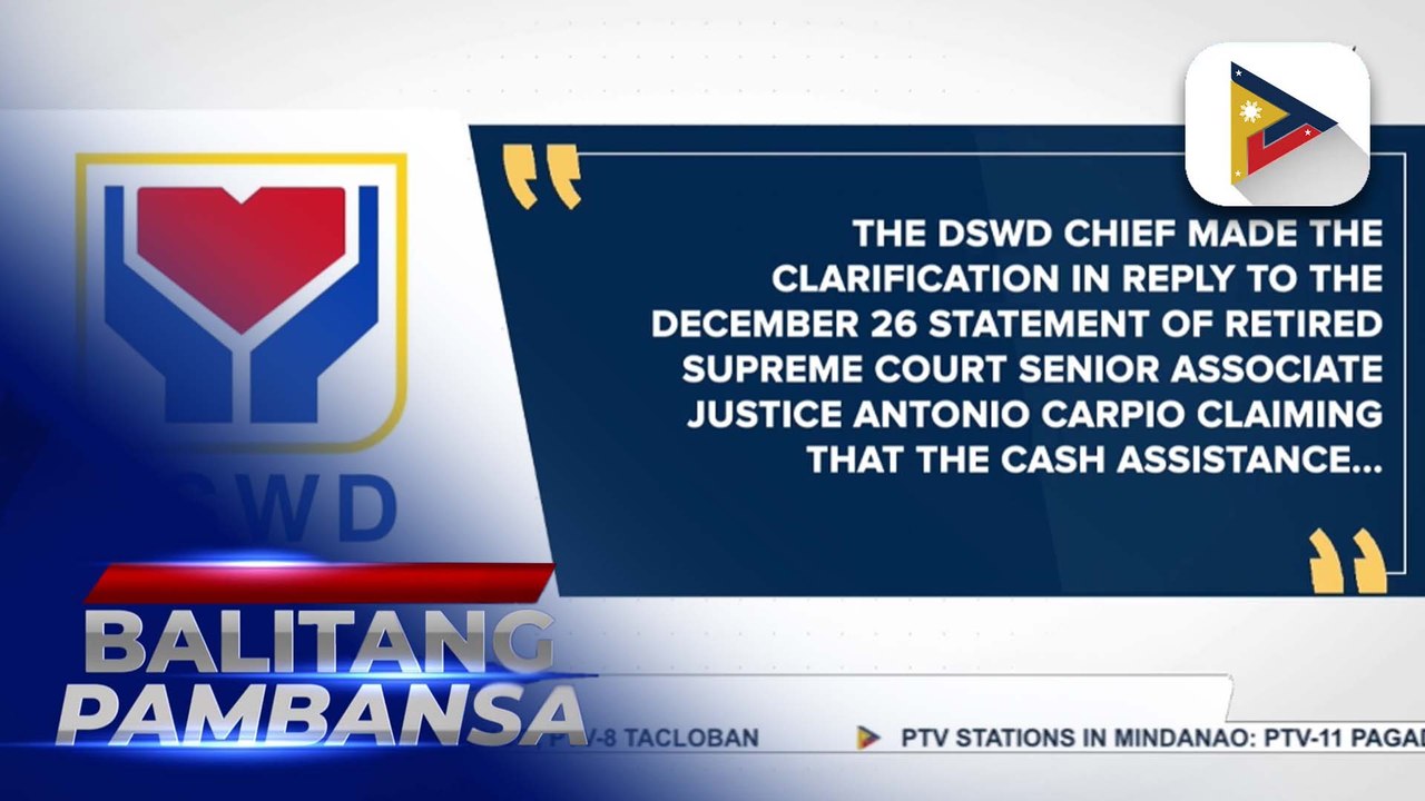 DSWD clarifies Ayuda para sa Kapos ang Kita Program or AKAP is not pork barrel