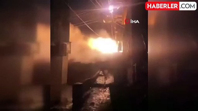 Dicle Elektrik Trafo Yangını Mardin Kızıltepe'de Meydana Geldi