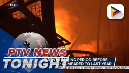 Fire incidents during period before New Year lower compared to last year