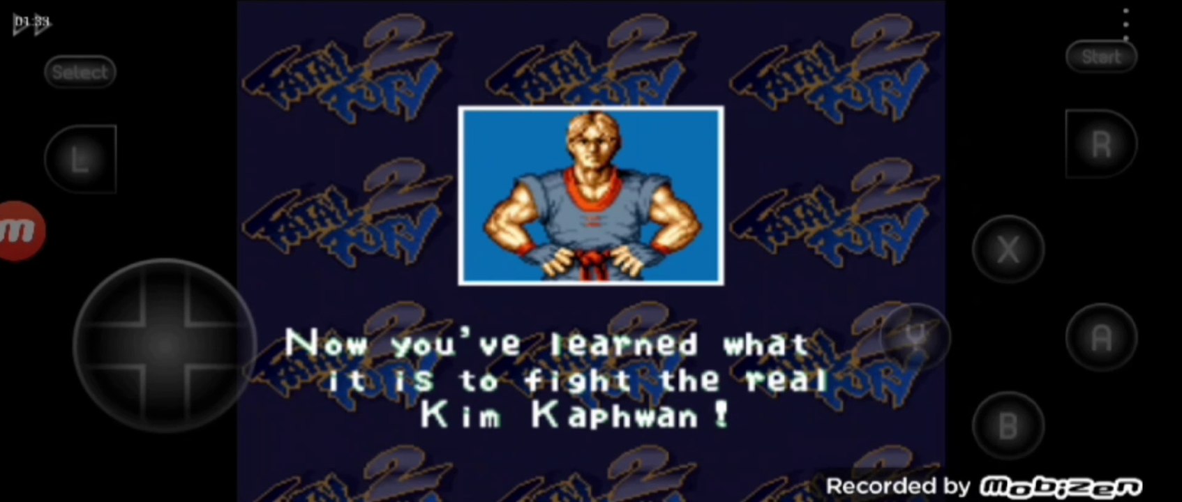 Fatal Fury 2 Kim Kaphwan vs Kim Kaphwan Kim Kaphwan é derrotado por Kim Kaphwan clone